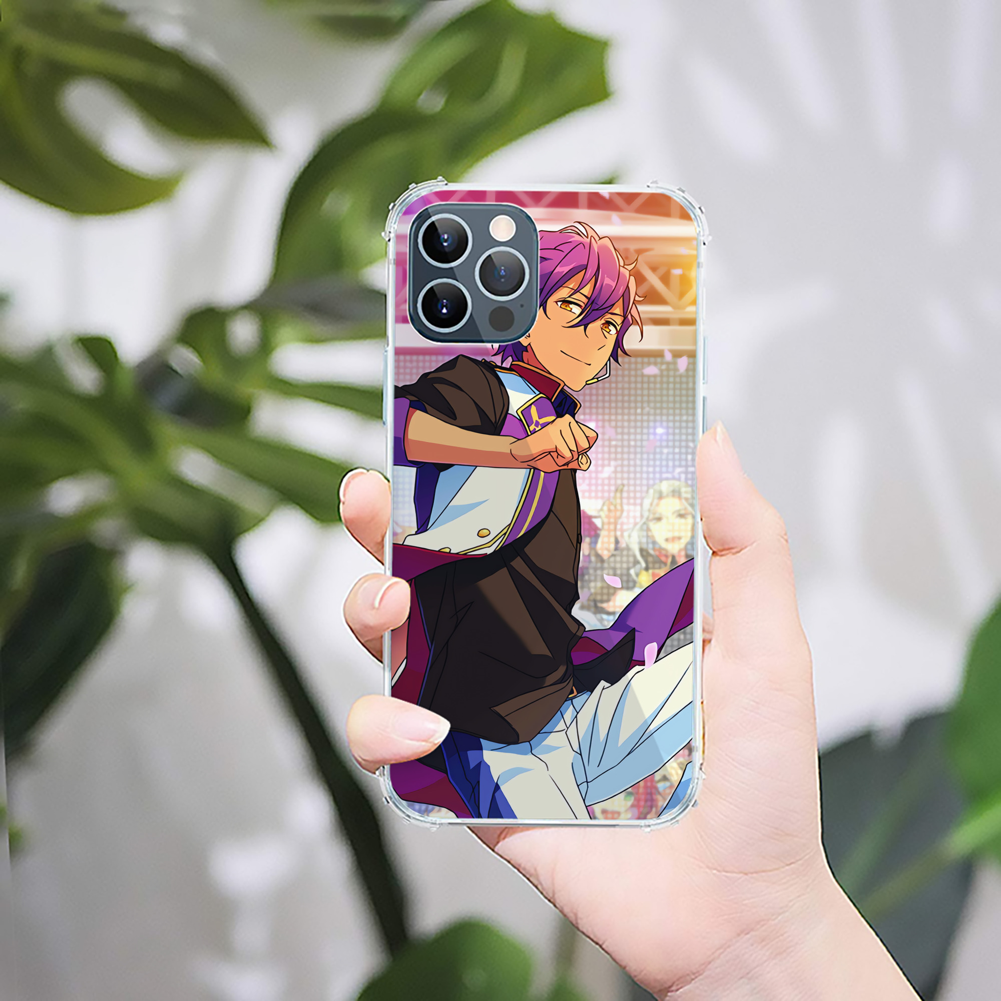 （画像用） あんさんぶるスターズ! Ensemble Stars 【iPhone 12シリーズ対応】透明スマホケース（クリアソフトケース）